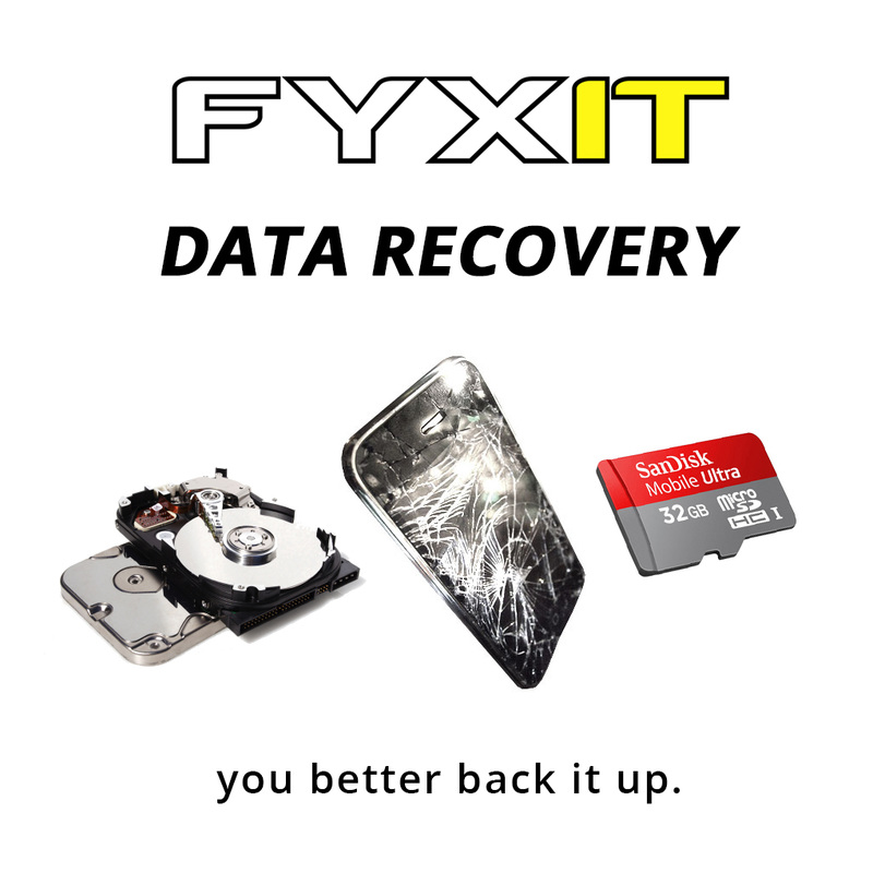 Data Recovery - FYXIT Computer & iPhone Repair Champaign | IT Services near me